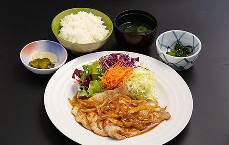 画像：北海道産豚ロース生姜焼き定食