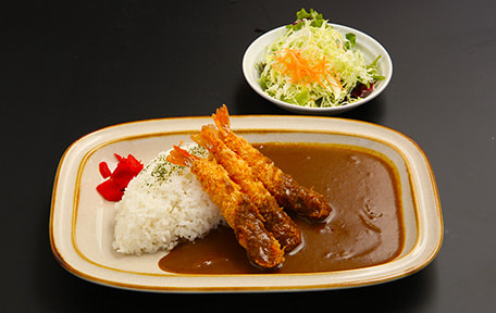 画像：海老フライカレー