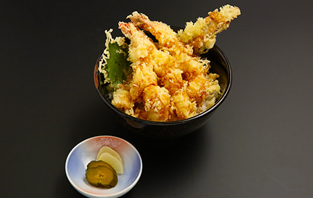 画像：大海老穴子天丼
